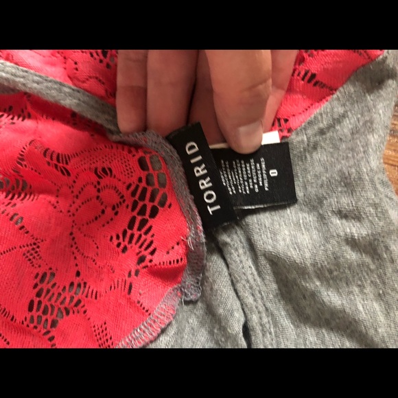 Torrid size 1 chevron short sleeve cardigan - Picture 6 of 6